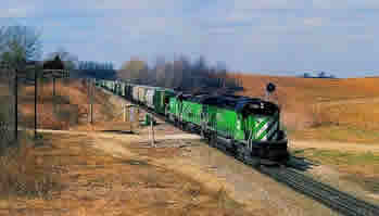 Burlington Northern Train Photo